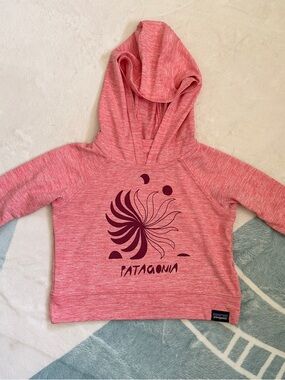 Patagonia Baby Pink Hooded Sun Shirt